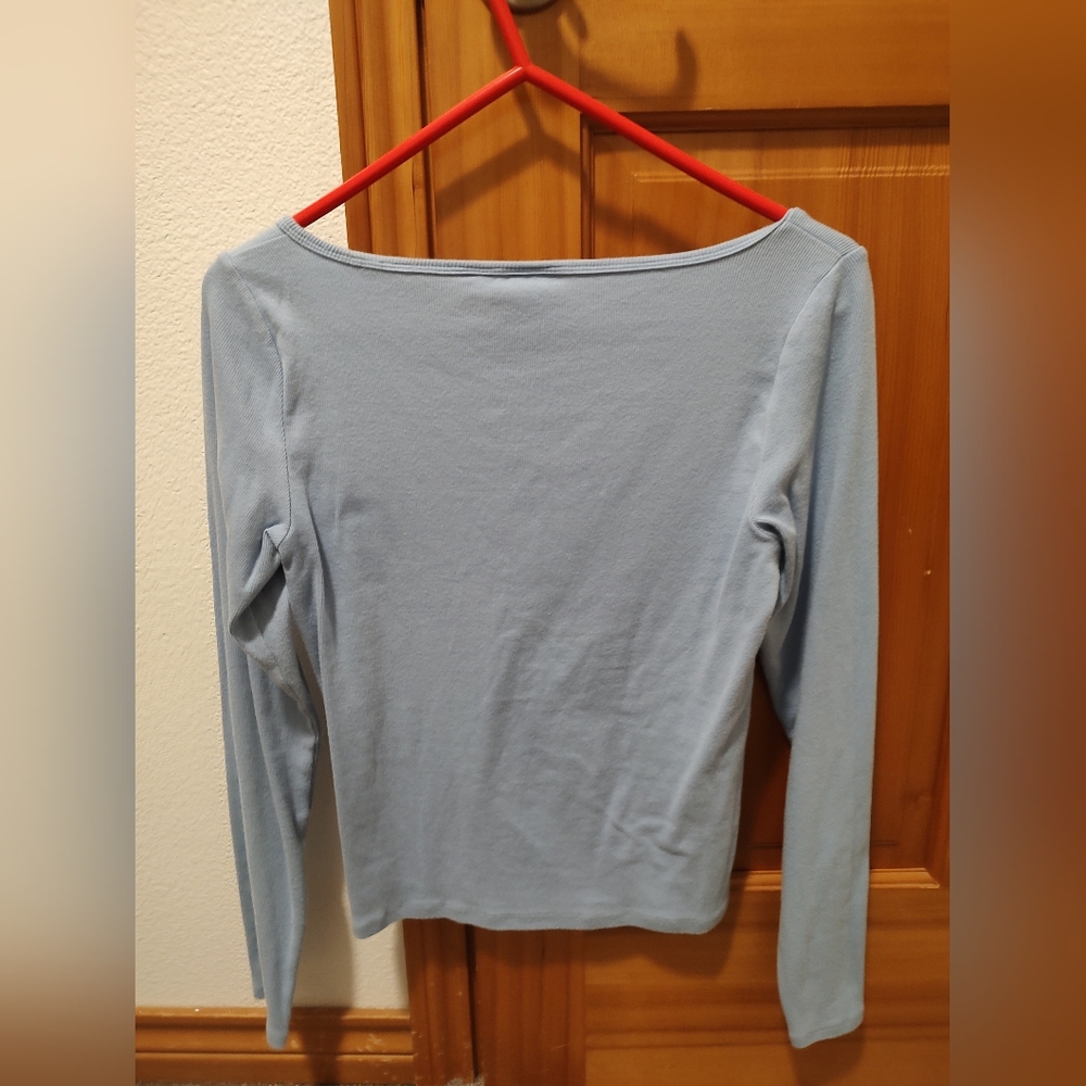HomeStretch Rib Squareneck Longsleeve - Picture 2 of 4